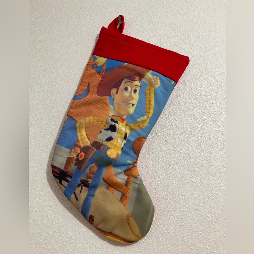 Disney's Toy Story Woody Christmas Stocking Red Stocking